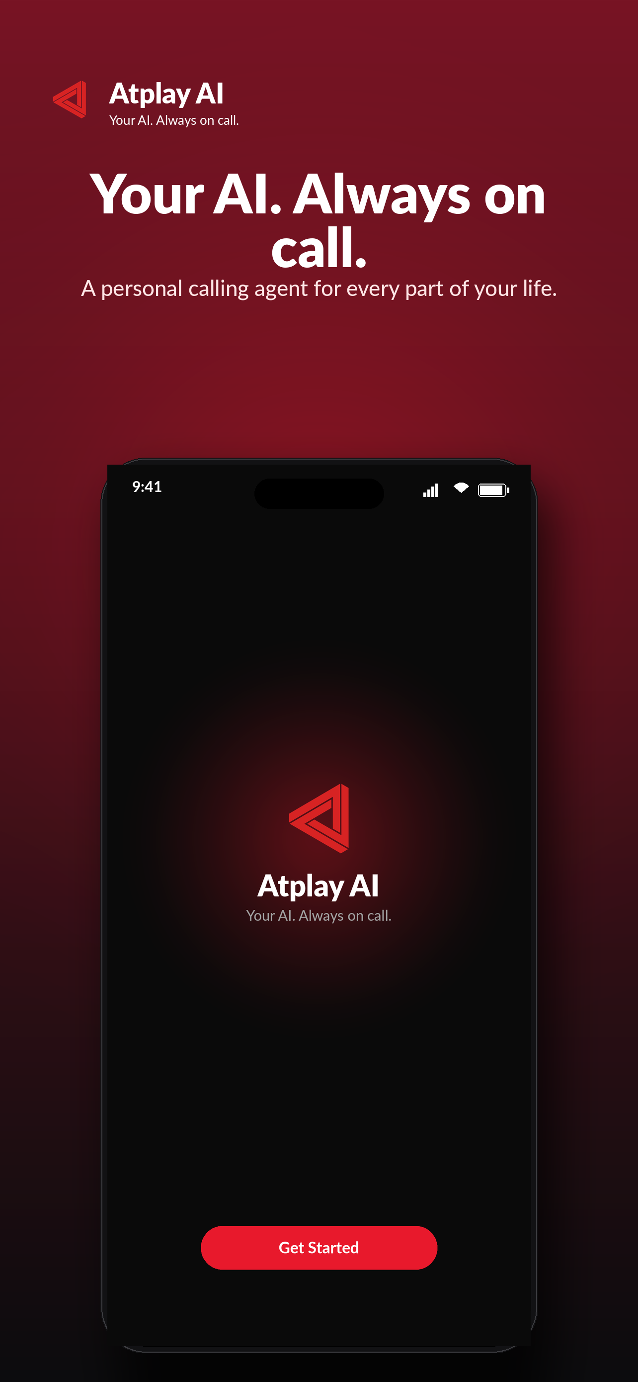 Atplay AI home screen